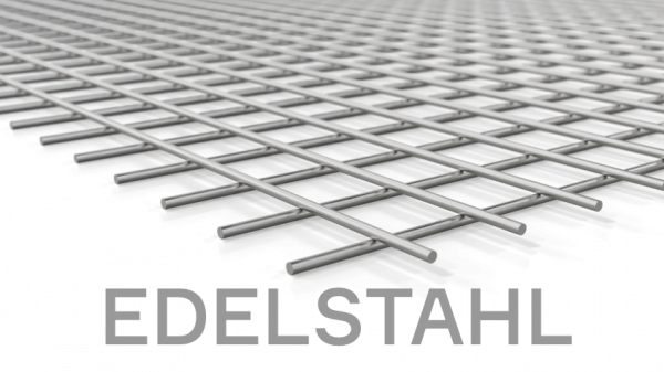 Punktschweißgitter GIDRA® BASE 2000 x 1000 mm, 25 x 25 mm Masche, 3 mm Draht - EDELSTAHL